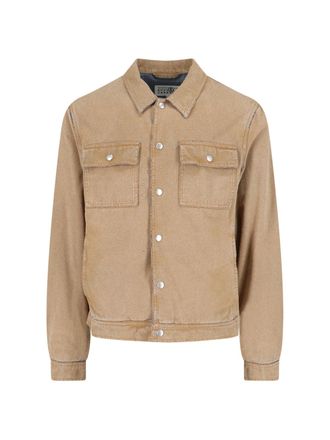 Maison Margiela Structured Jacket with Timeless Design - Brown