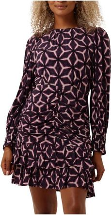Suncoo Chama Mini Jurk - Dames - Korte kleedjes - Veelkleurig - XS - Polyester - Kleedjes