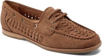 Earth Wishing Boat Shoe in Dark Brown at Nordstrom, Size 8.5