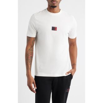 HUGO BOSS Danotie Logo Patch T-Shirt in Natural at Nordstrom, Size Xx-Large