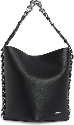 DKNY Riona Bucket Bag in Black/Silver at Nordstrom Rack