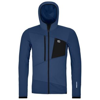 Ortovox Fleece Grid Hoody Fleecejacke f&uuml;r Herren | blau