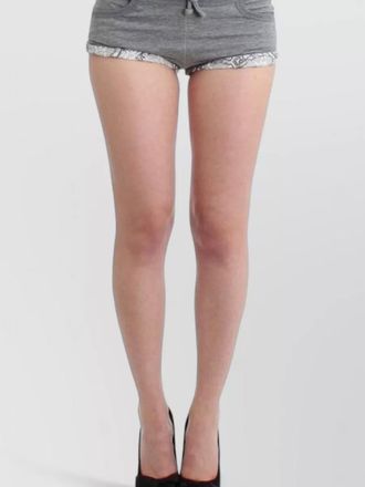 Ermanno Scervino cotton lace-trim mini shorts