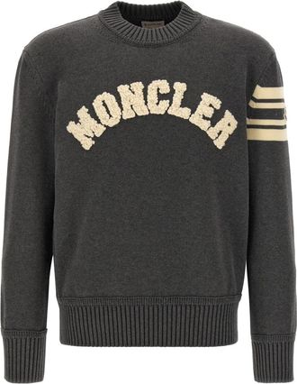 Moncler Grey Logo Sweater