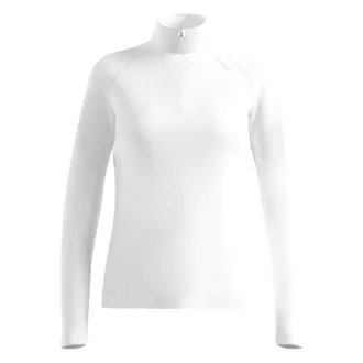 Odlo Essential Warm 1/2 Zip - Dames - Sport - Wit - Maat: XL Zijde