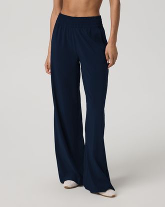 Vuori Clothing Villa Wideleg Pants - Long | Ink | XS, Size Extra Small