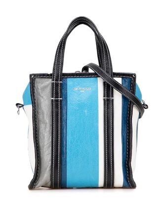 Balenciaga 2017 XS Lambskin Bazar Shopper satchel - women - Lambskin - One Size - Blue