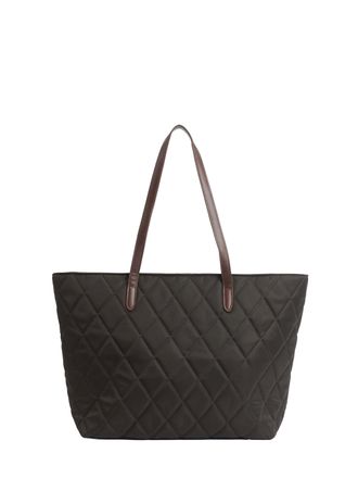 Barbour Quilted Nylon Tote Bag - Green