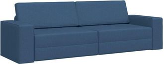 vidaXL Vidaxl - Floor Sofa Bed Navy Blue 245 x 78 x 77 cm Fabric