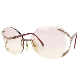 Dior Pre-owned Accessories, female, Red, Size: ONE SIZE Pre-owned Vintage Sunglasses