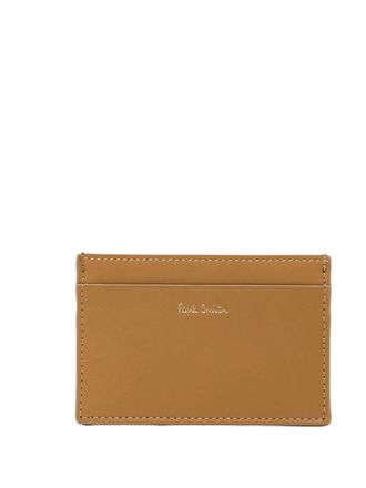 Paul Smith striped cardholder - Bruin