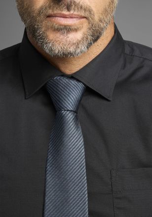 Man's World Krawatte MANS WORLD, Herren, eisblau, Web, Kunstfaser, gemustert, gestreift, leicht gl&auml;nzend, Krawatten Krawatte