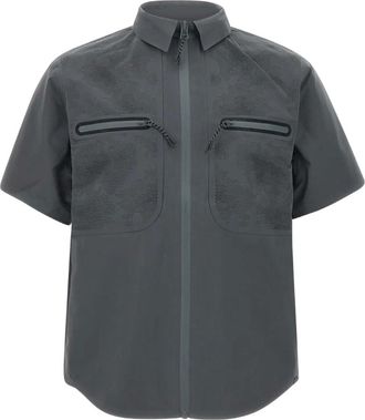Alpha Industries Camicia con zip - Grigio