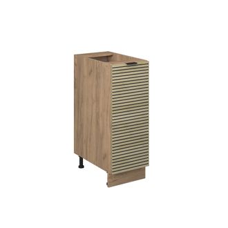 Vicco Armario De Farmacia Fame-line, Panel De Roble, 30 Cm Sin Encimera, Vicco