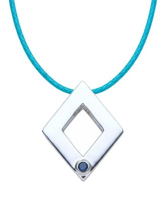 Liv Oliver 18K Plated 0.30 Ct. Tw. Sapphire Necklace