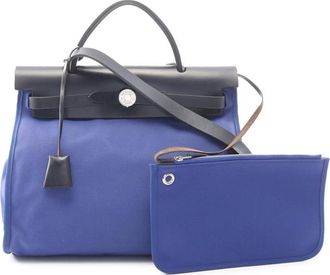 Herm&egrave;s Pre-owned Hermes Toile Herbag Zip 31 Ladies HDXY8OEV3596R7BO