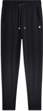 Freddy Pantalone donna in felpa viscosa con inserti a trecce