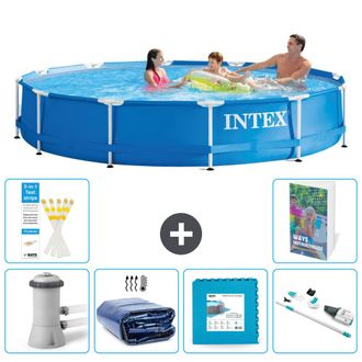 Intex Piscina Con Estructura Redonda - 366x76 Cm - 7-piezas S319