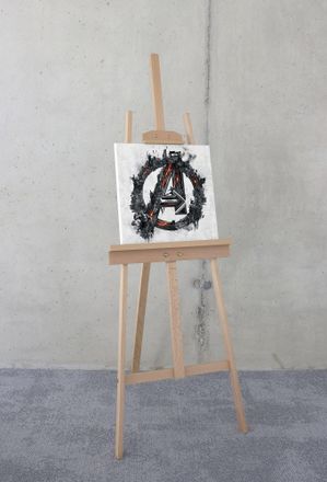 Komar Leinwandbild »Avengers Big A Logo - Grösse 40 x 40 cm« Disney 40 x 40 cm (Breite x Höhe), 1 Stk. tlg. Keilrahmenbild mit Echtholzrahmen, Kinderzimmer