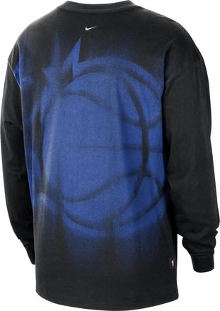 Nike Mens Orlando Magic Standard Issue Basketball Long-Sleeve Top in Black | II5828-010