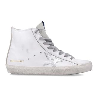 Golden Goose Francy Hi-Top Trainers - female - Golden Goose - Sneakers - White - 4 UK - Shoes