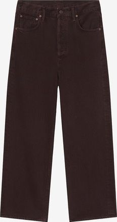 A Gold E Weite Jeans aus Denim Ren Sloe Berry