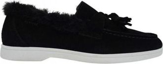 Firetrap Dames/Dames Loro Suede Platte Bootschoenen (Zwart)