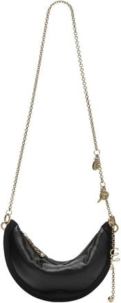 Chlo&eacute; Icons Mini Schoudertas - Dames - Schoudertassen - Zwart - ONE Size - Leer - Tassen