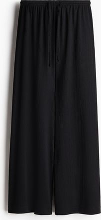 H&M Weite Schlupfhose - Schwarz