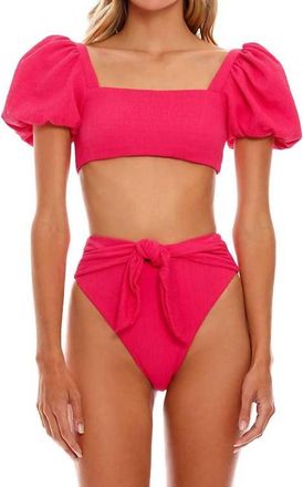 Agua Bendita Solido Basico Isabella Bright Rose Bottom In Pink
