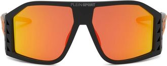 Plein Sport The Wave Gen X.02 - Heren - Zonnebrillen - Zwart - ONE Size - Nylon - Accessoires