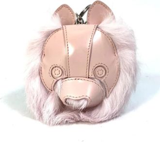 Dior Pre-owned Accessories, female, Pink, Size: ONE SIZE Pre-owned Vintage Keyring