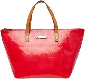 Louis Vuitton Pre-owned Tote Bags, female, Red, Size: ONE SIZE Pre-owned Monogram Vernis Handbag