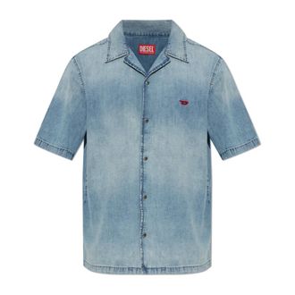 Diesel D-Nabil-D Shirt - Heren - Spijkeroverhemden - Blauw - L - Katoen - Overhemden