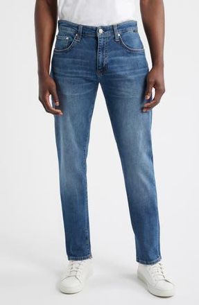 Mavi Marcus Slim Straight Leg Jeans in Dark Brushed Classic Blue at Nordstrom Rack, Size 33 X 32