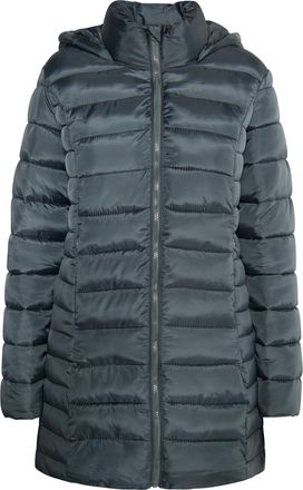 Mymo licht gewatteerd jack Dames Houtskool