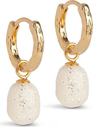 Enamel Copenhagen Significant Enamel Hoops in Sparkle at Nordstrom