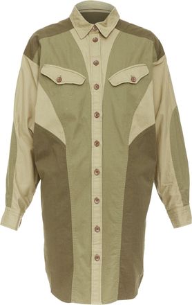 Isabel Marant Etoile patchwork shirt dress