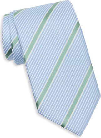 Original Penguin Howell Stripe Tie in Green at Nordstrom Rack