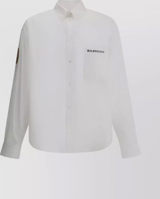 Balenciaga cotton logo shirt