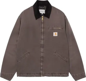Carhartt Work in Progress OG Detroit Jacket Tobacco Black Stone Canvas I035614-1YL-4O