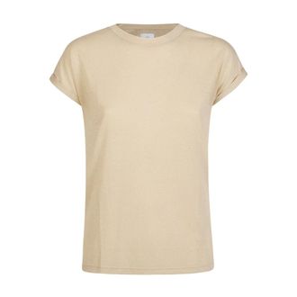 Eleventy T-Shirt Girocollo - female - Eleventy - T-Shirts - Beige - M - Tops