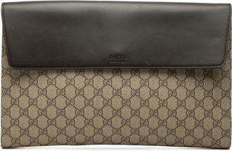 Gucci Pre-owned Gucci GG Supreme Envelope Clutch Ladies CNREEEXCCSY286FA