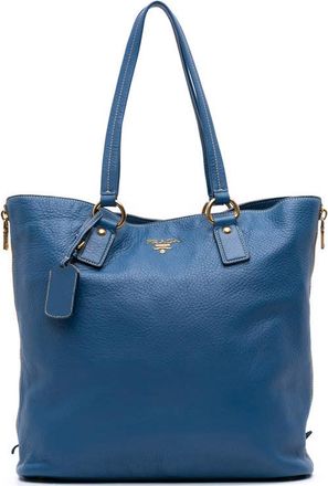 Prada Pre-owned Prada Vitello Daino Side Zip Shopper Tote Ladies 736XJMNDTMUQGNU6