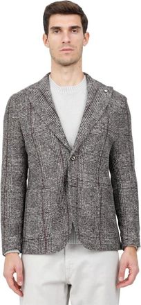 L.B.M. 1911 Hombre, Chaquetas, Gris, Talla: M