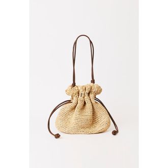 BTB Los Angeles Marcela Bag in Natural/chocolate at Nordstrom