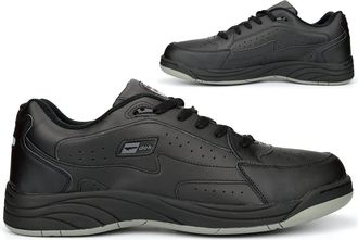 Generic Mens Wide Fit Trainers Mens Extra Large Trainers Coated Leather Trainers Mens Wide Trainers Mens Extra Large Shoes Coated Leather Shoes Black (E Fitti