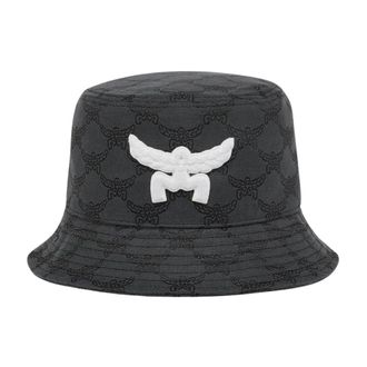 MCM Lauretos Denim Bucket Hat - female - MCM - Accessories - Gray - ONE SIZE - Accessories