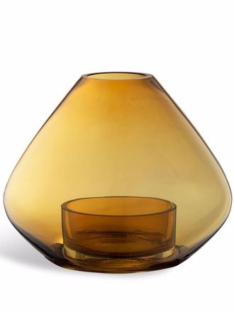 AYTM UNO glass lantern vase - unisex - glass - OS - Yellow
