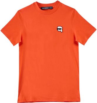 Karl Lagerfeld T-shirt Karl NFT - Heren - T-shirts - Oranje - L - Katoen - Tops